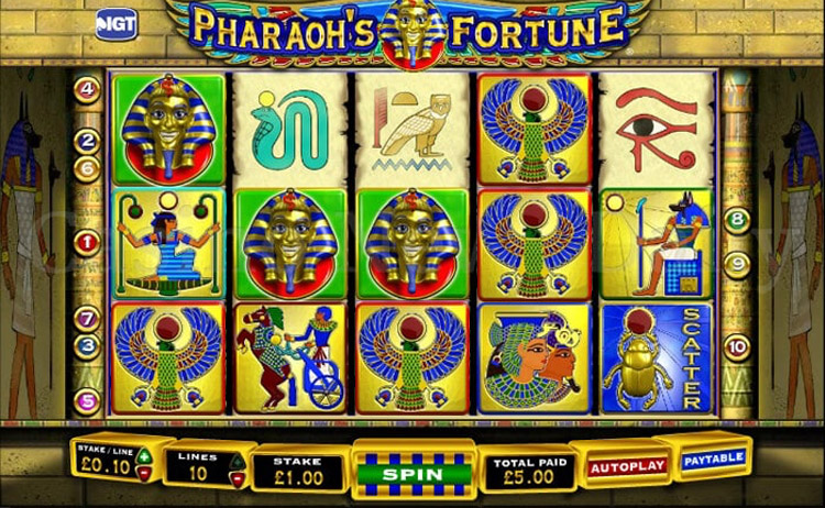 Pharaohs Fortune เกมslotเว็บตรง
